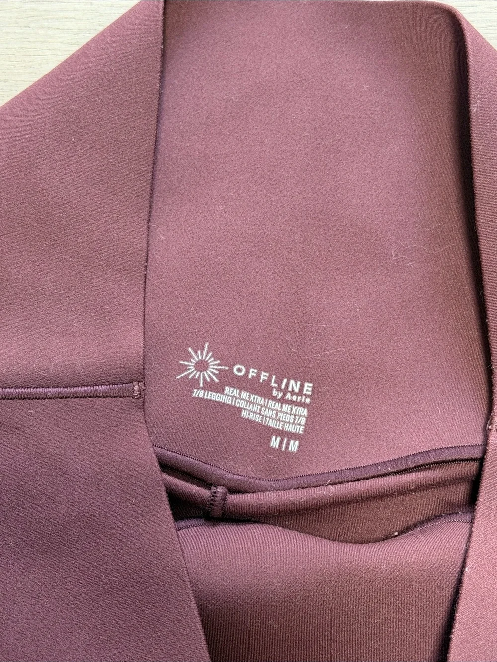 OFFLINE by Aerie Real Me High Waisted Leggings | Maroon | M